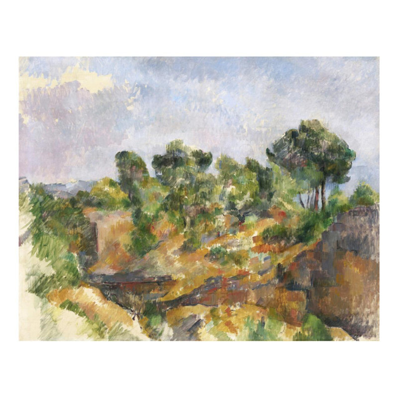Bibémus, Paul Cézanne, estampe numérique, H 22 po x l 28 po