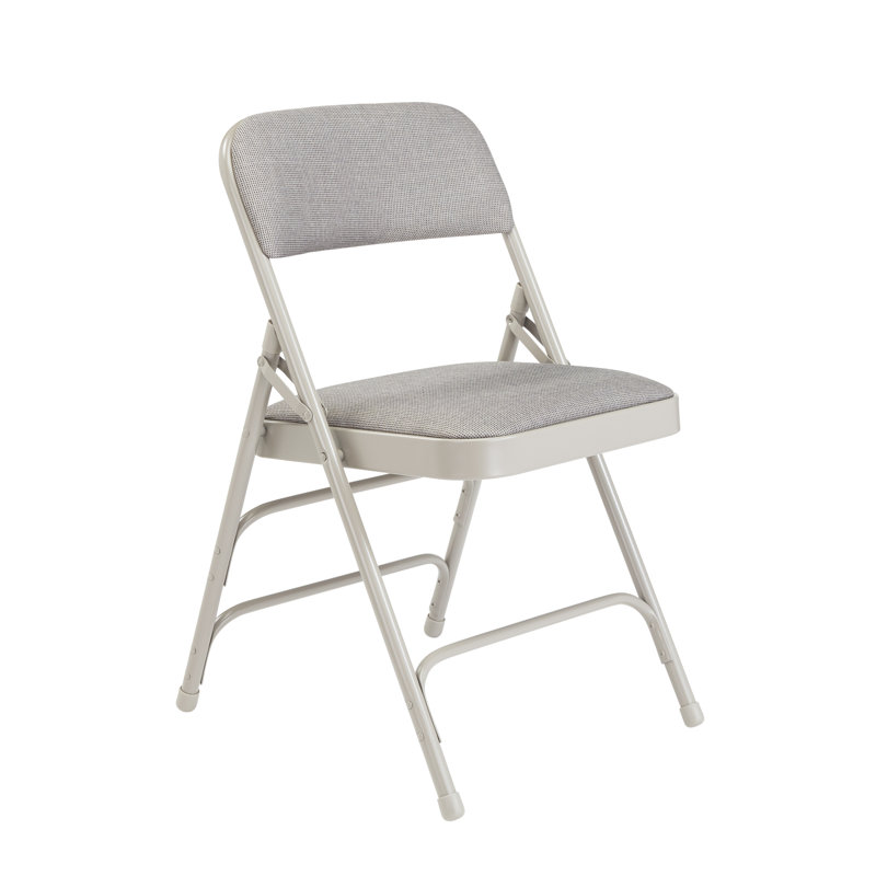 Ensemble de 8 chaises pliantes empilables National Public Seating, Graystone