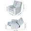 102cm Wide Chenille Wall Recliner Standard Recliner