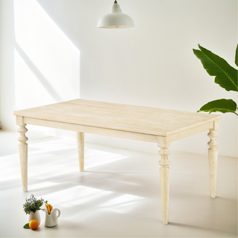 Buffet urbain chic - Bois fini blanc câblé pour une salle à manger élégante, style bord de mer, pieds, détente au bord de l'eau, 162,5 cm (l) x 76 cm (h) x 96,5 cm (p)