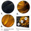 «Black Yellow Dahlia Garden Palette II», reproduction sur toile-475732494-475732495