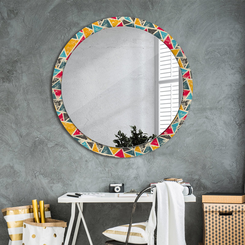 Huldar Glass Flat Wall Mirror