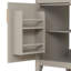 Meuble-lavabo moderne Yelton de 76 cm de large en bois avec lavabo en céramique, rangement à fermeture douce et tablette réglable pour salle de bain-134907692