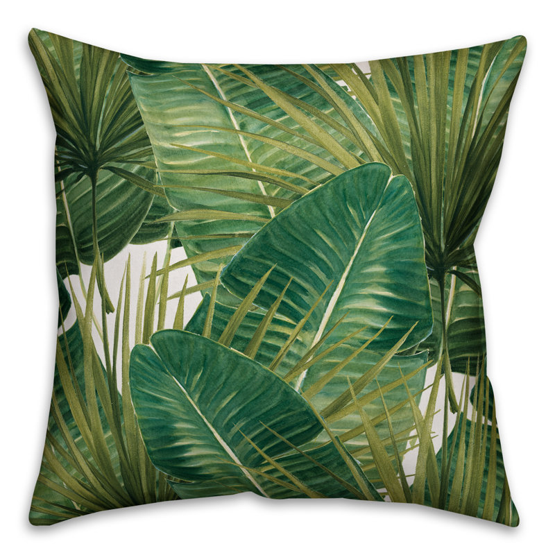  Tropical View Throw Pillow