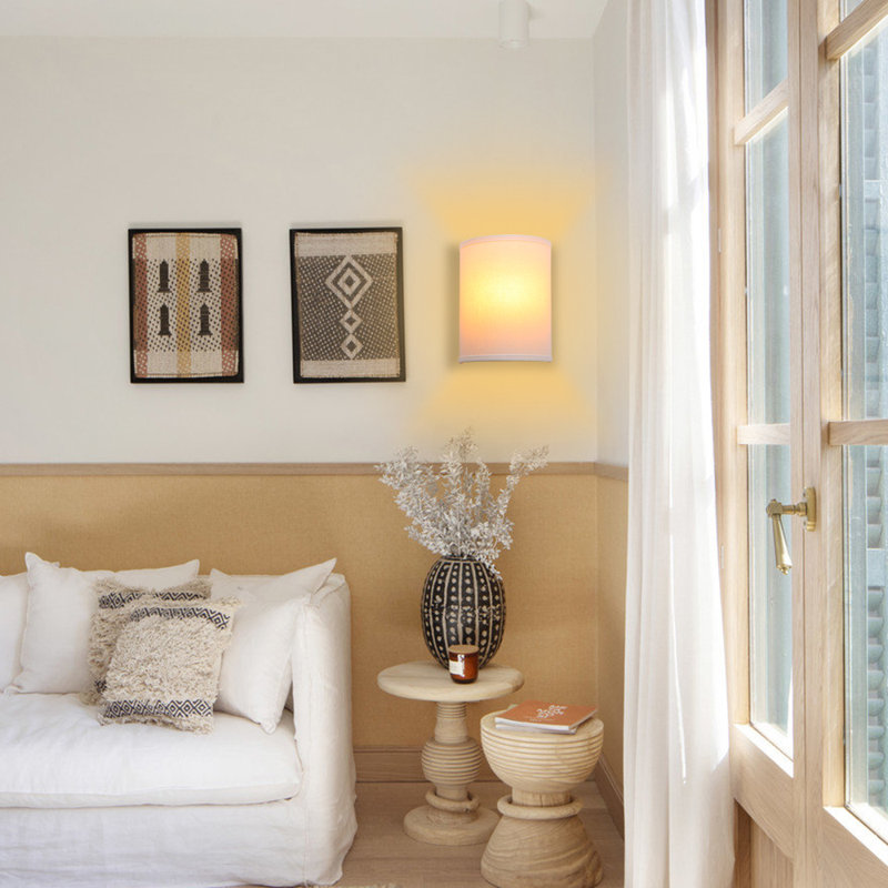 Applique murale Lewars, Blanc