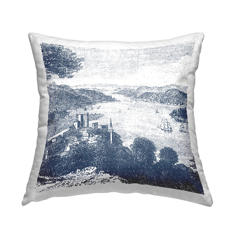 Polyester Throw Square Pillow Cover & Insert