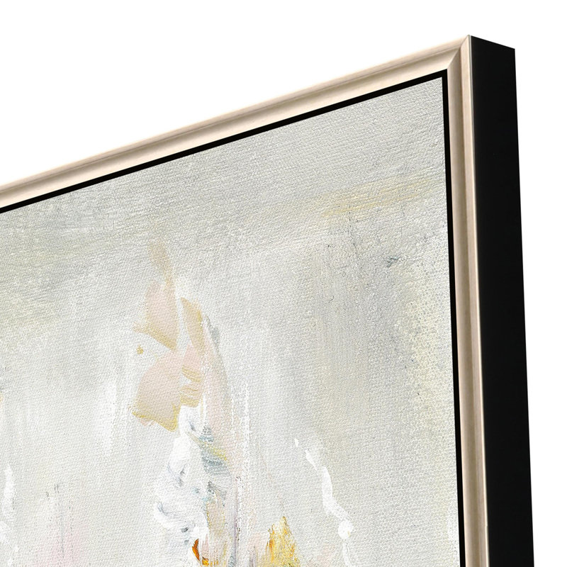 «Rustic Garden III Silver Floater», reproduction d'art encadrée