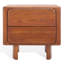 Table de chevet 2 tiroirs en bois