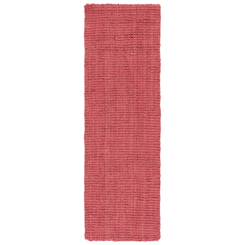 Weatherhill Natural Fiber Hand Woven Jute Solid Color Rug, Runner 2'3" x 7'