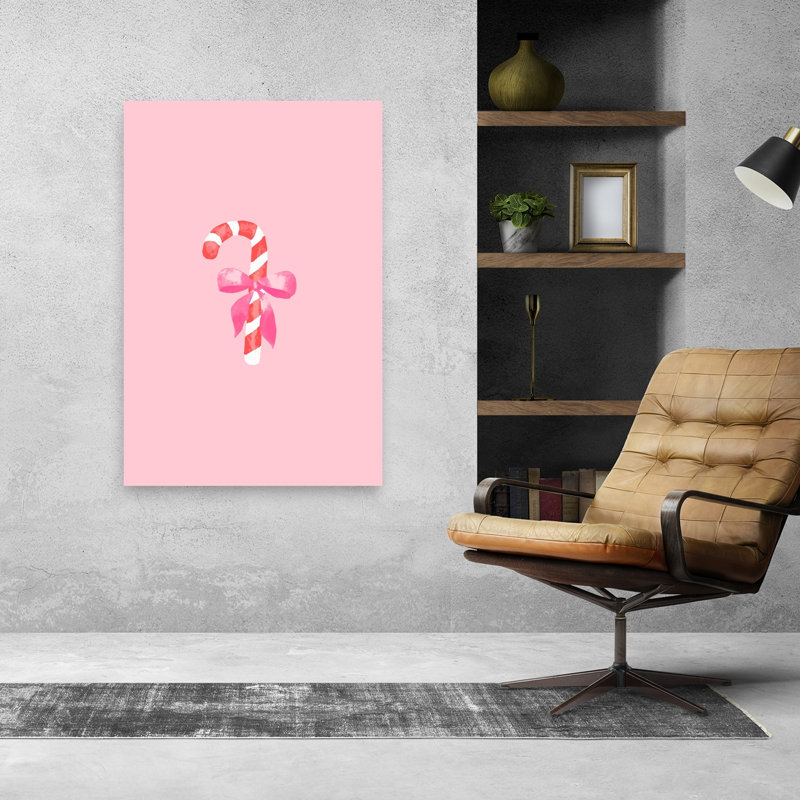 Impression d'art mural fantaisiste rose, H 48 po x l 32 po