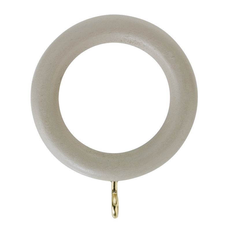 Keswick Curtain Rings, 3.5cm, Café Latte