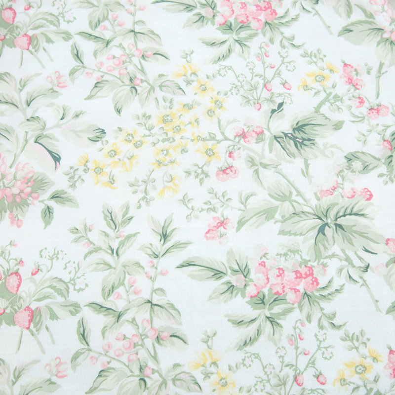 Ensemble d'édredon réversible en coton Laura Ashley, Édredon pour très grand lit + 2 taies décorativ, Rose