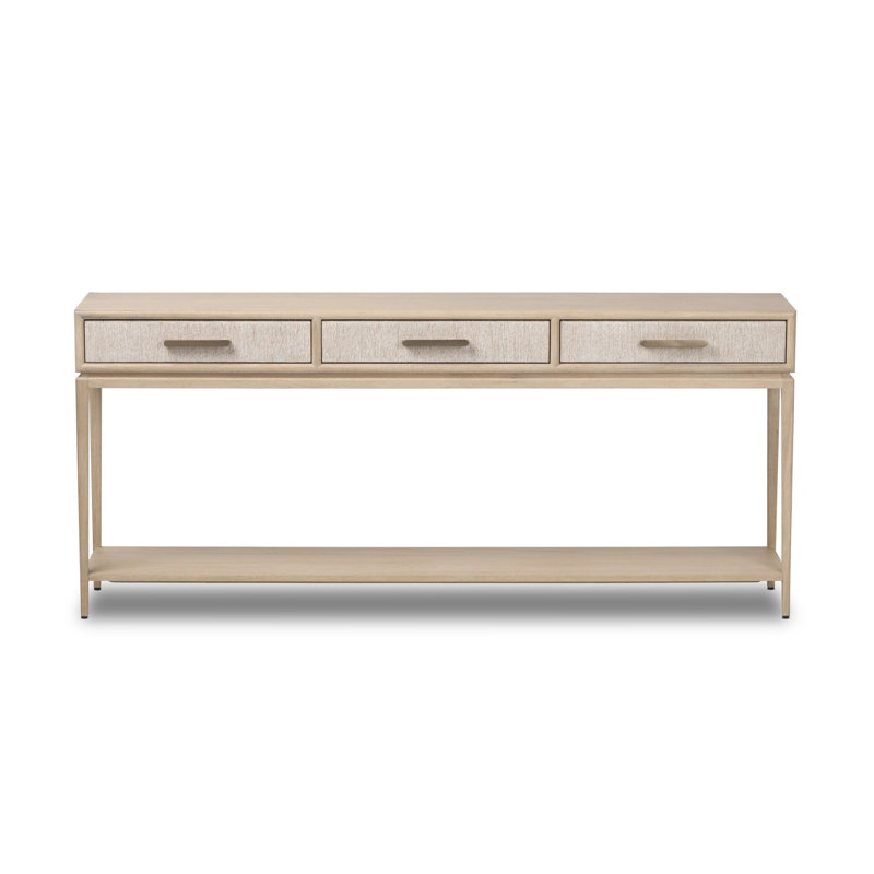 78'' Console Table, White