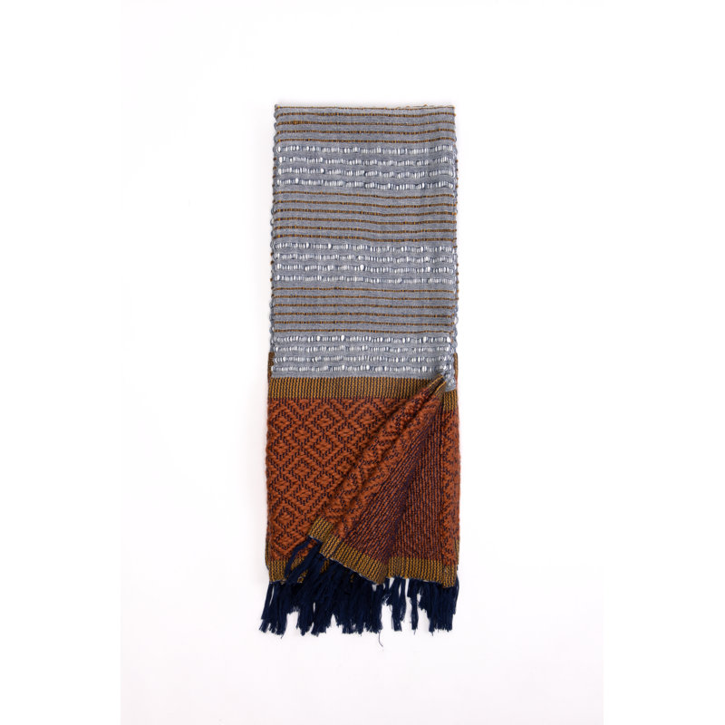 Hand Woven Throw Blanket, Brown