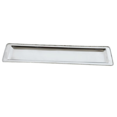 Plateau rectangulaire en acier inoxydable Elias
