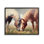Paire de chevaux brouteurs, art giclée par Ramona Murdock