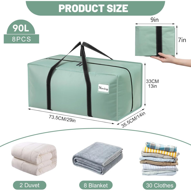 Brayden Studio Storage Tub & Tote, Green
