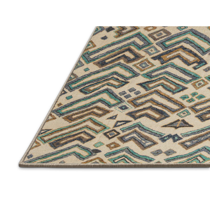 Abstract Indoor Rug, Rectangle 3' x 5'