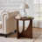 100% Solid Wood Side Table