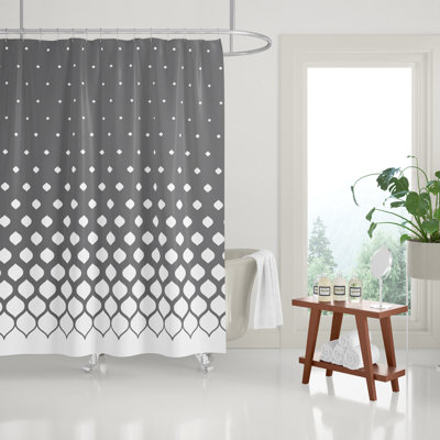 Averill Geometric Shower Curtain