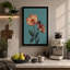 Gerbera Daisies in Bloom Botanical - Wrapped Canvas-1821838258-1821838287