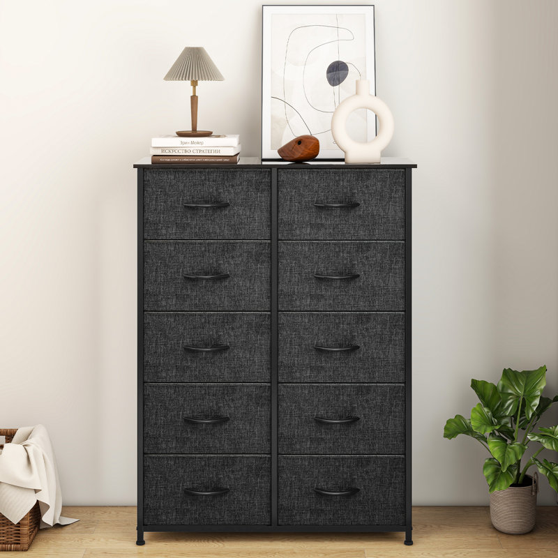 85.6 cm W Chest of 10 Drawers