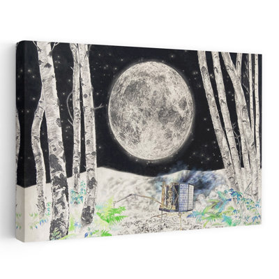Contemporary Art Abstract Contemporary Landscape Nature Wall Art 1 Piece Wrapped Canvas Wall Art