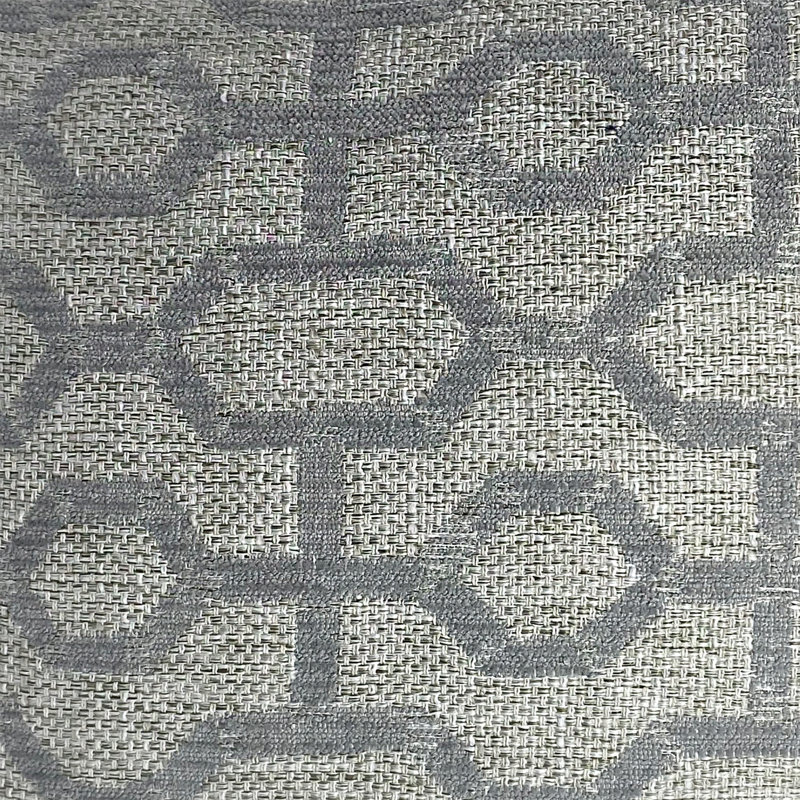 Geometric Reversible Throw Pillow, Grey, 26" x 26"