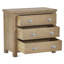 Jeremey Solid Wood 85cm W 3 - Drawer Chest of Drawers