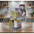 Azar Displays Large Narrow Clear Stackable Bin, 4-pack