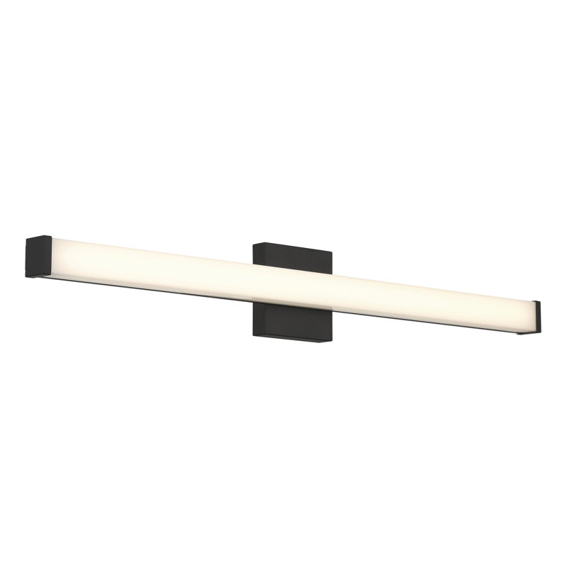 Éclairage pour meuble-lavabo à DEL Ronning, H 2 po x l 36 po x P 2 po, Noir mat