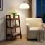 Solid Wood Frame End Table-145754663-145754661