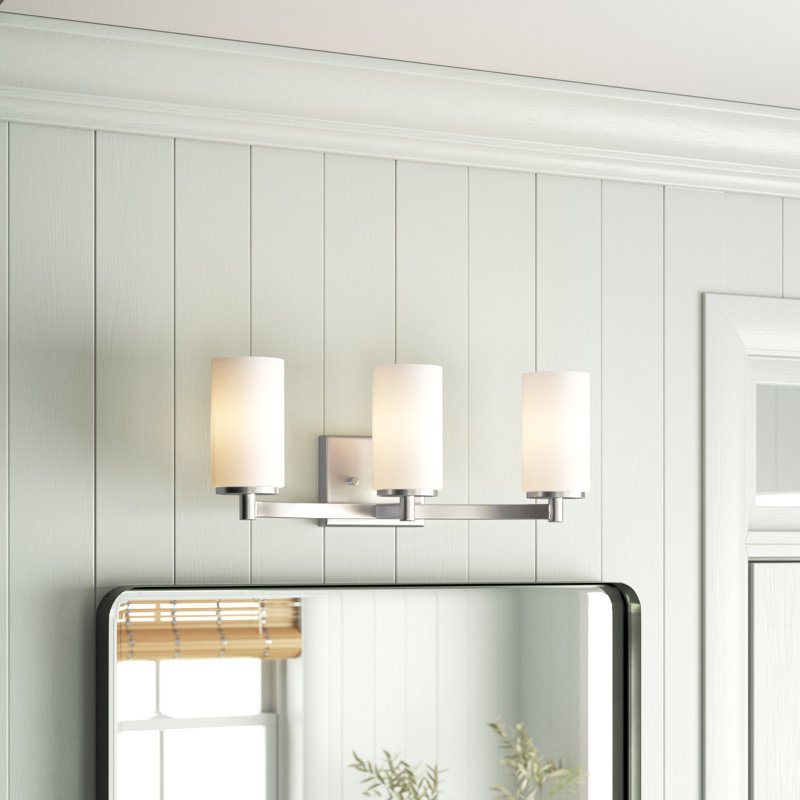 Hettinger Three Light Wall / Bath from Generation Lighting , Brushed Nickel
