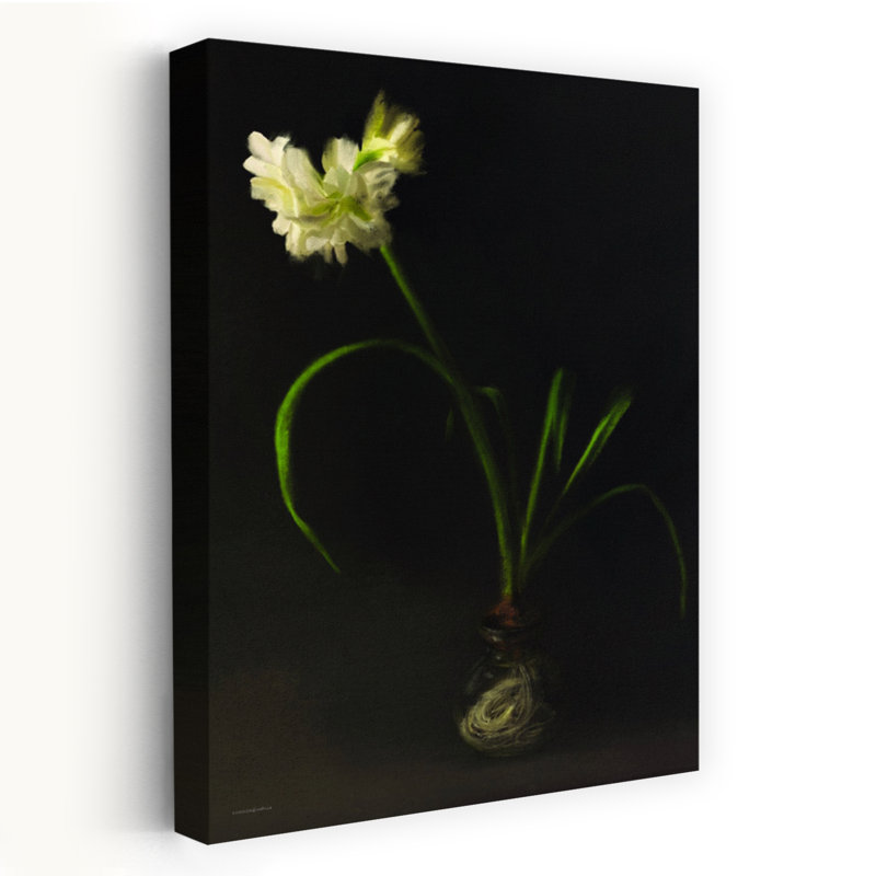Pièce rétro dans la fenêtre, art floral traditionnel rétro, H 24 po x l 16 po