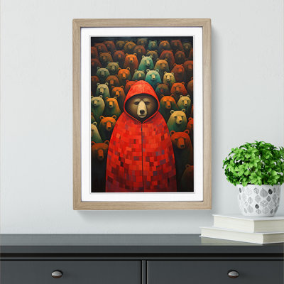 Bear Dadaism - Framed Print