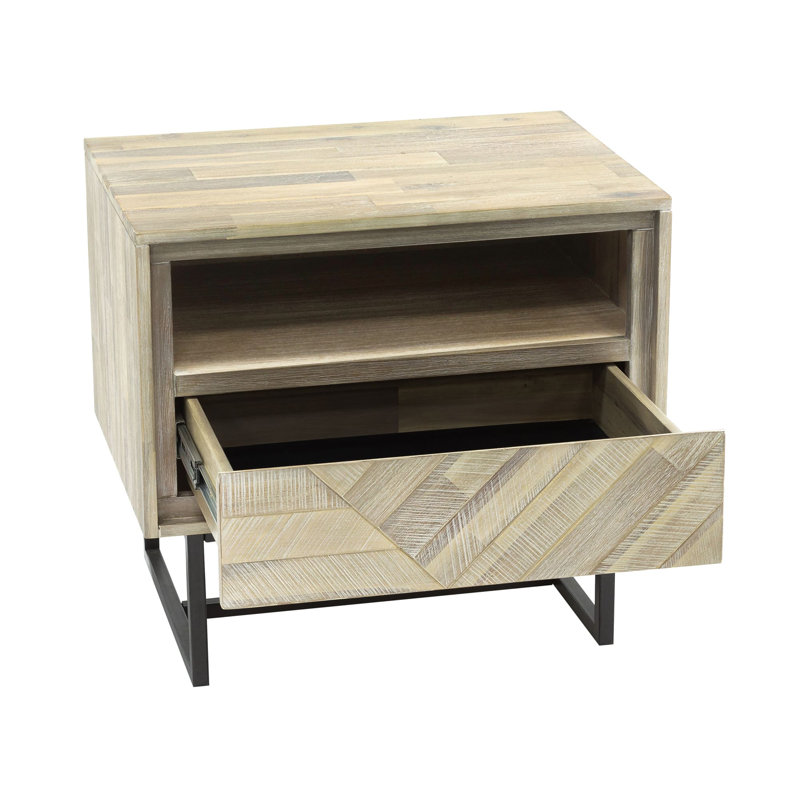 18'' W Solid Wood Nightstand