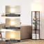 Lampe sur pied avec tablettes, lampe carrée moderne, lampe d'angle pour salon et chambre à coucher, décoration intérieure-677921719