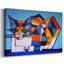 Inconnu / contemporain «Chat géométrique (Pop Art / Style cubiste)» - Art mural sur toile tendue de qualité musée-1954555201