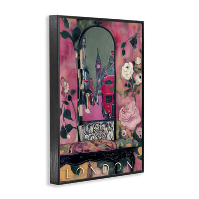 «London Spring Street View», estampe numérique, conception par Annabelle Hall