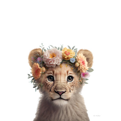 " Baby Lion " by Seven Trees Designs