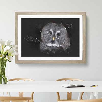 Great Grey Owl Vol.2 - Picture Frame Graphic Art