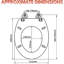 Actaeon Soft Close Elongated Standard Toilet Seat-772955808