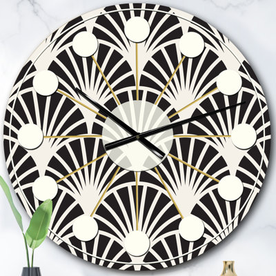 Horloge murale rétro Mid-Century
