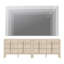 Ensemble de commodes 6 tiroirs Adora Mid Century-1250427271