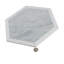 12" Hexagon Marble Mosaic Tile