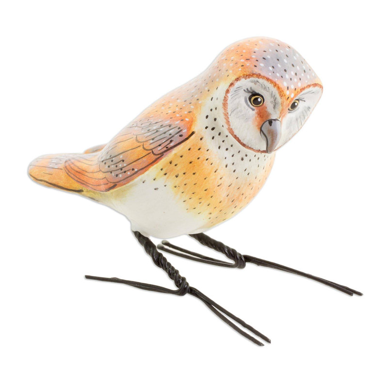 Figurine en céramique hibou debout Rosalind Wheeler
