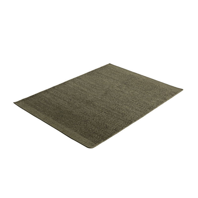 Moss Green Rombo Rug, Rectangle 5'5" x 7'8"
