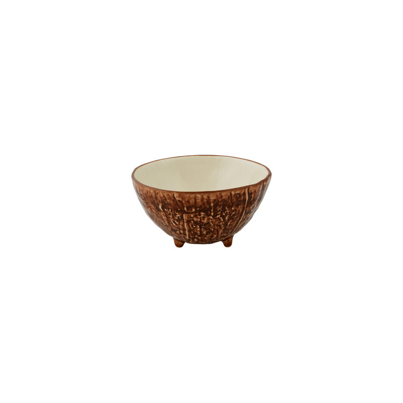 Tropical Fruits Earthenware Dessert Bowl