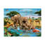 « three éléphants », reproduction d’impression sur toile tendue-26857079