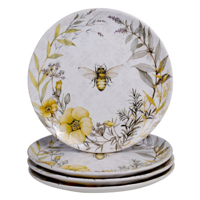 Certified International Bee Sweet Set/4 Dinner Plate
